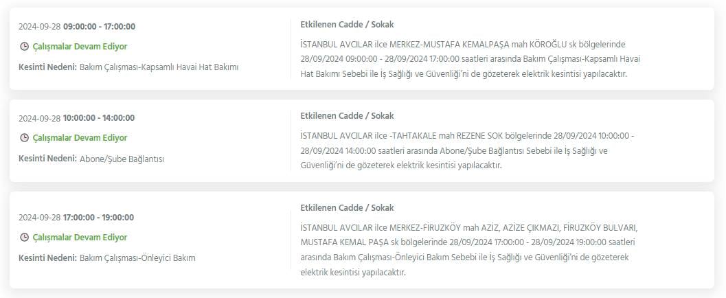 İstanbul'un 18 ilçesinde elektrikler kesilecek! BEDAŞ detayları açıkladı 22